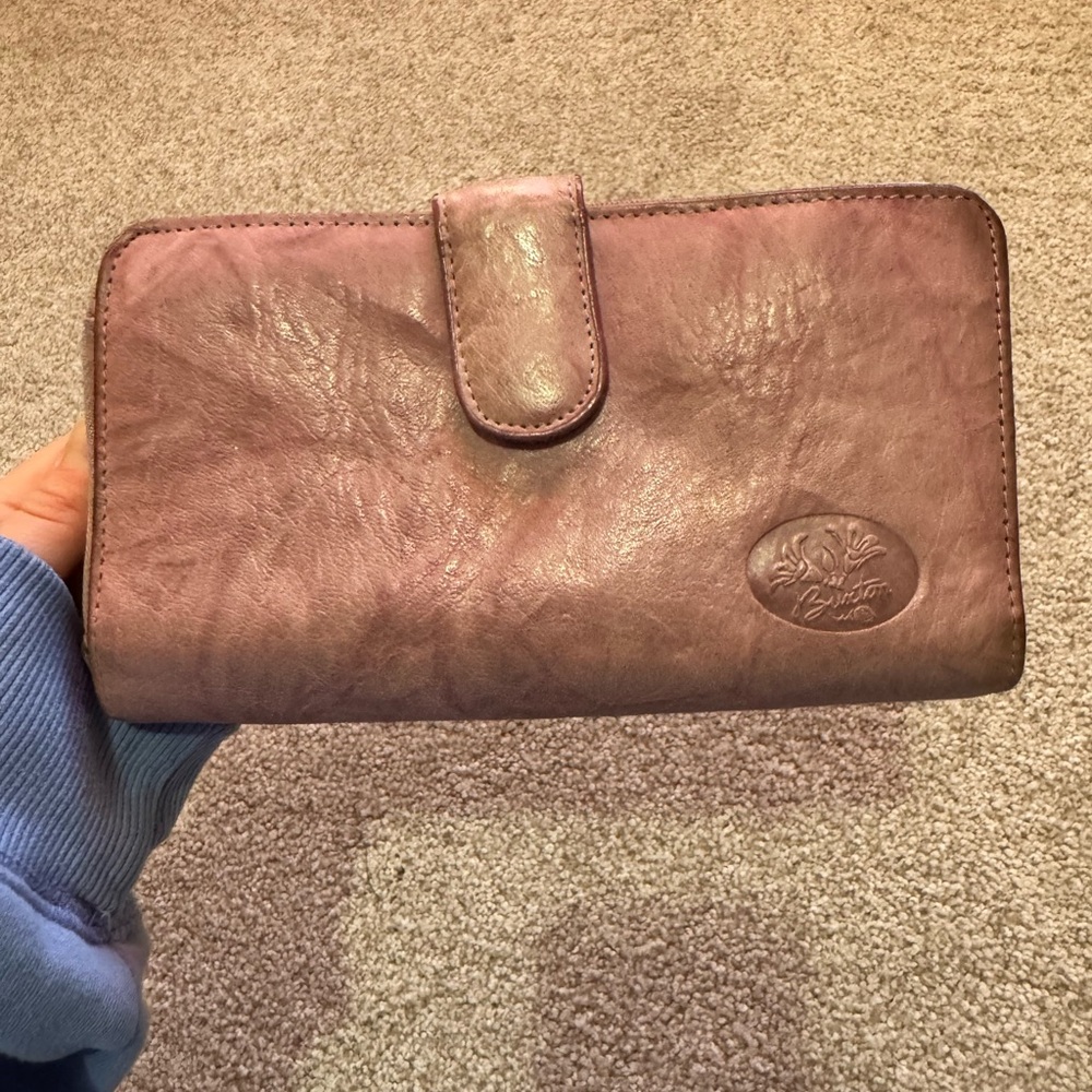 Elegant Pink Leather Wallet